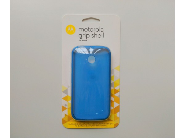Силиконов гръб за Motorola E2 2nd gen Син Blue